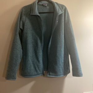 Turquoise Patagonia Zip Up Jacket